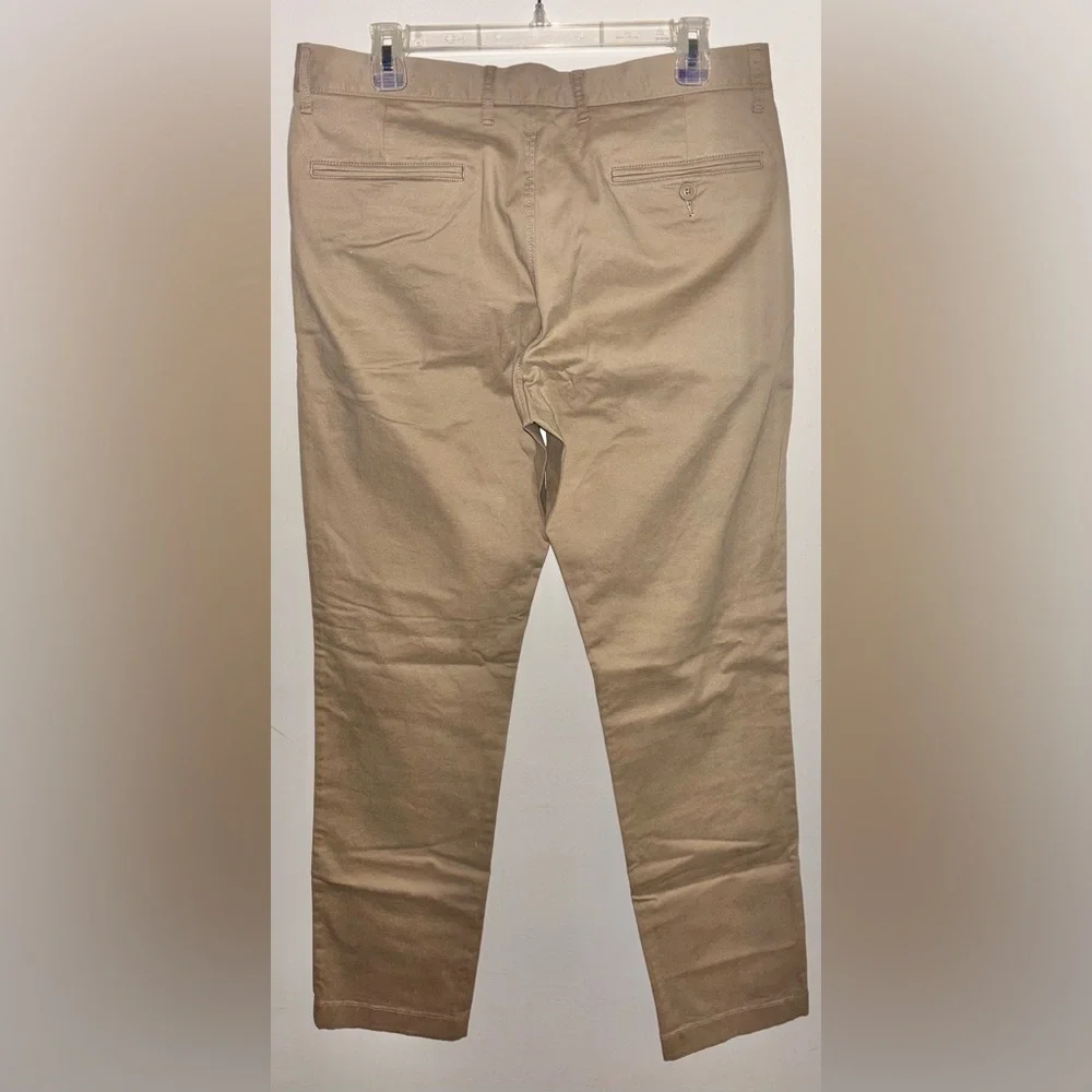NWT J.Crew 770™ Straight-fit stretch chino pant in Khaki 32 x 32 Preppy Academia